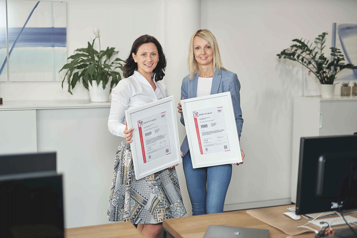 VITAVO_Katharina-Heil_Petra-Herzer_ISO-Zertifzierung